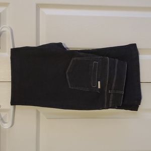 White House Black Market Black Demin Trouser Leg Jeans